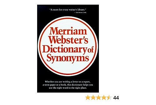 Merriam-webster´s Dictionary Of Synonyms