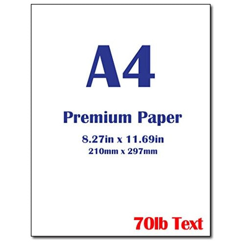 Papel De Impresora Premium A4 (8,3  X 11,7 ) - Texto De...