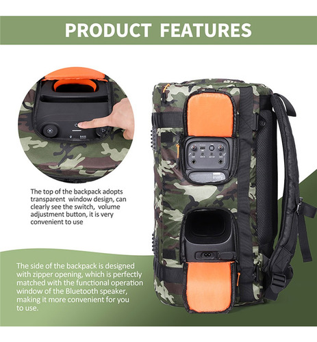Bolsa De Viaje Con Altavoz Para Jbl Partybox 110