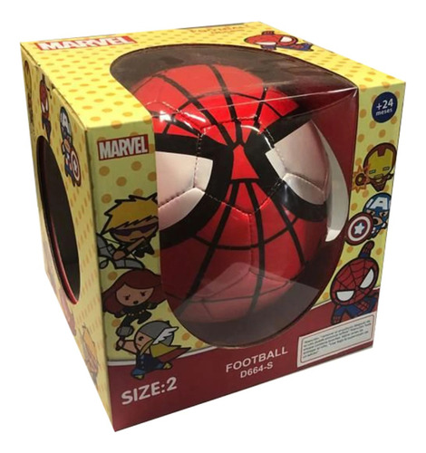 Pelota Handball Nº2 Spiderman Marvel Avengers Original