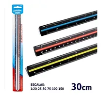Comprar Escalímetro Metálico Pointer Ru-22106 (30cm, 6 Escalas)