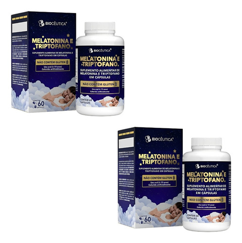 Kit 2 Suplemento Natural Para Dormir Profundamente Sem Sabor