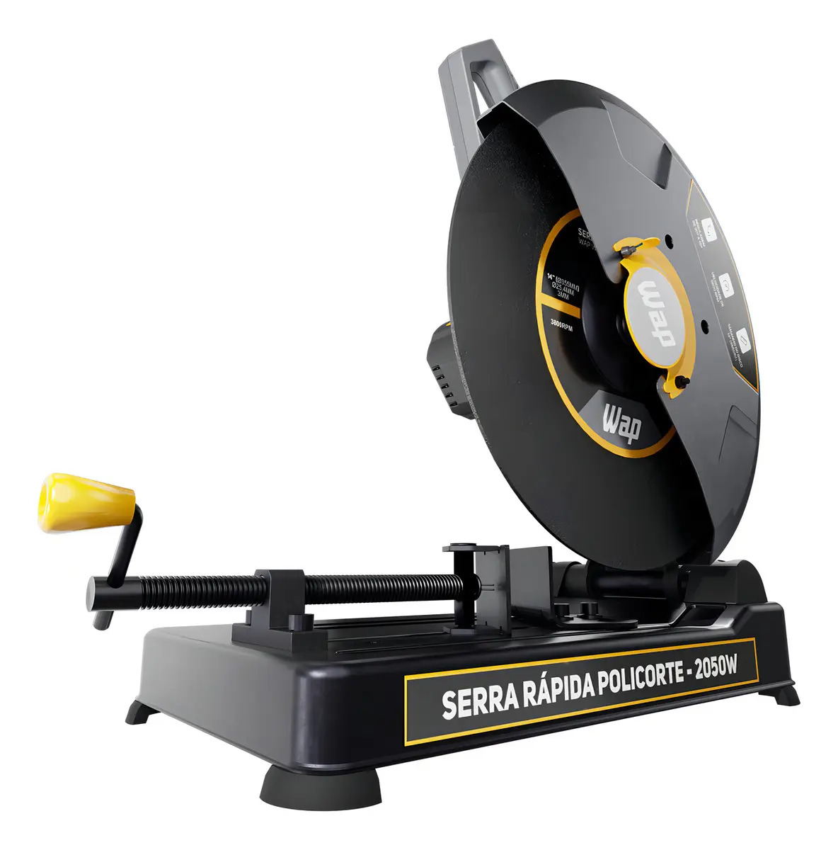 Serra Policorte 14 2050w Wap + 2 Discos + Cor Preto 127v Cor Cinza