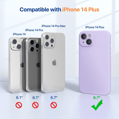 Capa Miracase Projetada Para O iPhone 14 Plus Com De A