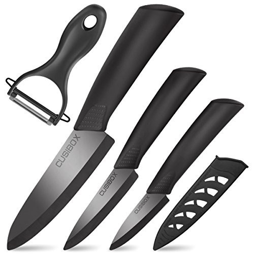 Juego De Cuchillos De Cerámica, Cusibox Cuchillo De Cocina D