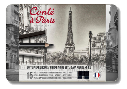 Lata Conte A Paris Caja Pierre Noire X 15