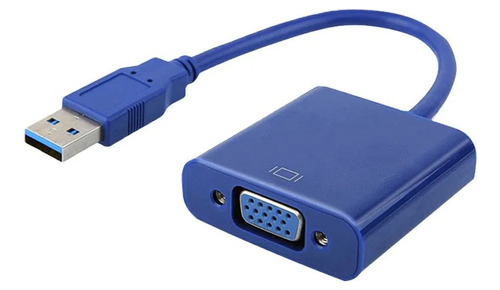 Convertidor Usb A Vga Para Laptops/pc/monitor Y Proyector