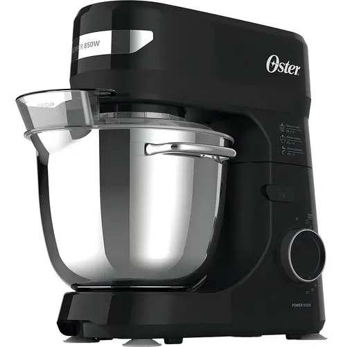 Batedeira Planetária Bowl Inox III OBAT641 Oster Preto 127V