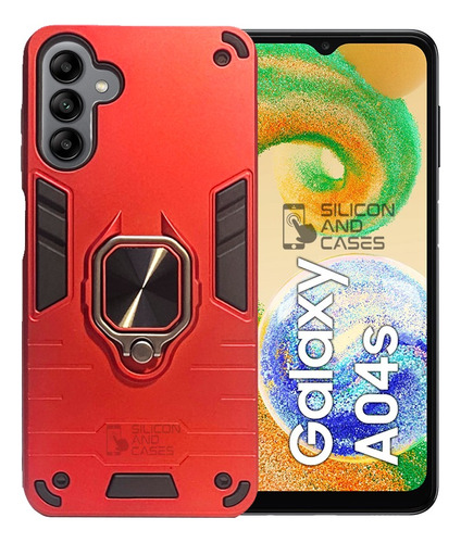 Carcasa Para Samsung A04s Anillo Antigolpe Protector Camara