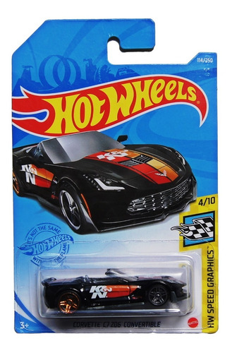 Hot Wheels Hw Speed Graphics 114/250 - Corvette C7 Z06 Conve