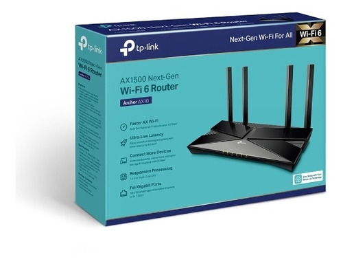 Router Tp-link Archer Ax10 Dual Band Ax1500 Wi-fi 6 1500mbps