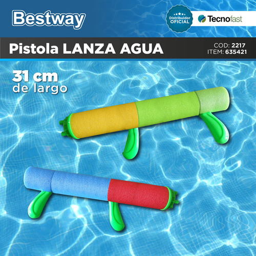 Imagen 6 de 9 de Pistola Lanza Agua Water Pump 31 Cm Pileta Bestway Tecnofast