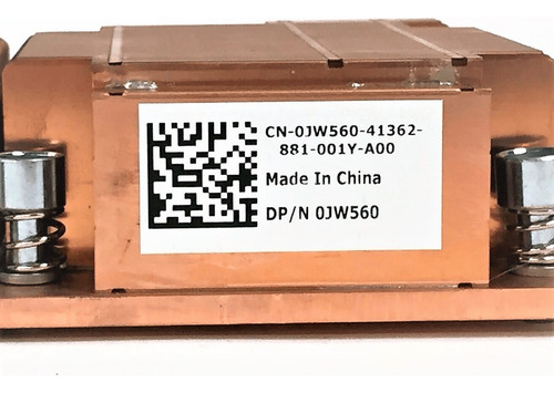 Disipador Dell Poweredge M600, Jw560 (Usado)