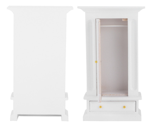Armario De Madera En Miniatura Mini Furniture 1:12 Con Forma