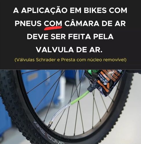 Vacina De Pneu Para Bike Speed/gravel (aplicação P/ 2 Pneus)