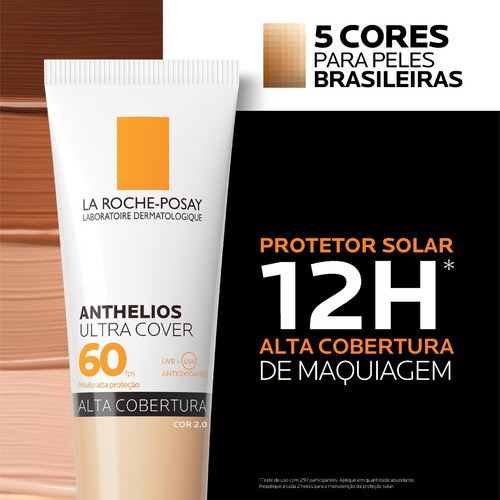Protetor Solar Facial Fps60 Anthelios Pele Extra Clara 30g