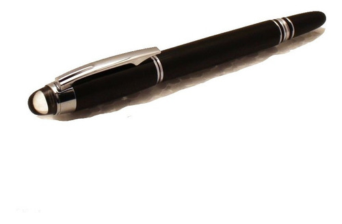 Imagen 4 de 6 de Pluma Fuente Marca Baoer Modelo 79 Negra Con Plateado