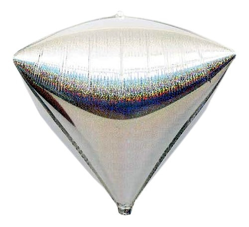Globo holográfico en forma de diamante plateado de 20 Mb