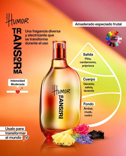 Kit 3 Perfumes Humor Envolve-liberta-transforma 75ml Natura