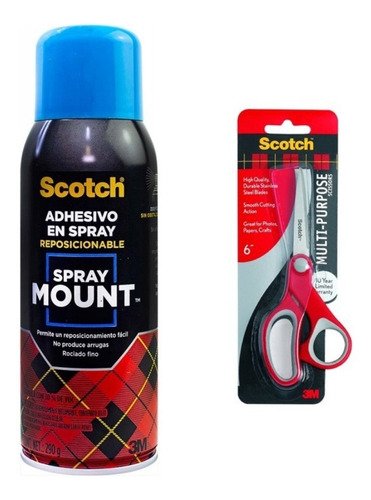 Spray Mount Adhesivo Transparente Scotch 3m 6065