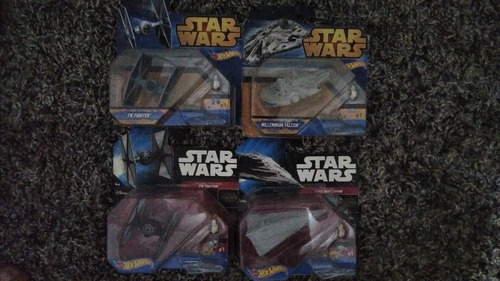 4 Naves De Star Wars De Hotwheels