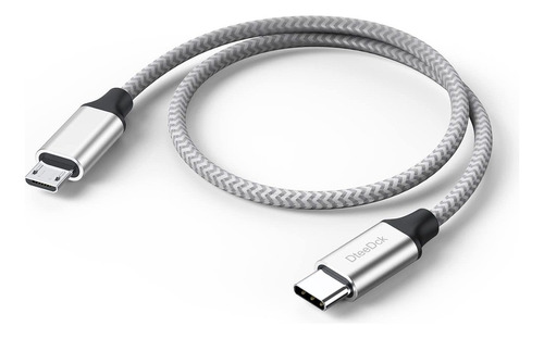 Dteedck Cable Usb C A Micro Usb De 1 Pie, Cable Adaptador Mi