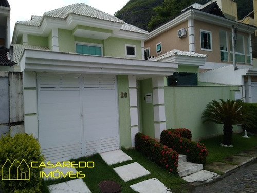 Imagem 1 de 30 de Magnífica Casa Condominio Jacarepaguá Ci2198