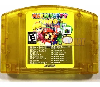 Mario Party 1 2 3 N64 Nintendo 64 +15 Nes Contra Mario 1 2 3