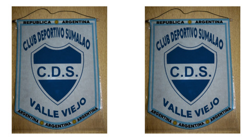 Banderin Grande 40cm Club Deportivo Sumalao Valle Viejo