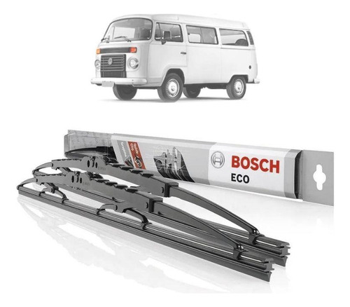 Kit Palhetas Dianteiras Bosch Eco Volkswagen Kombi 1975-2014