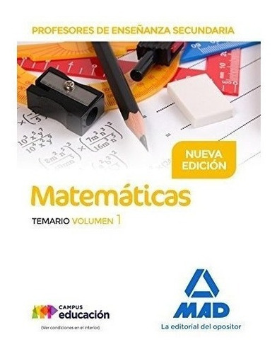 Profesores Enseñanza Secundaria Matematicas Temario Vol ...