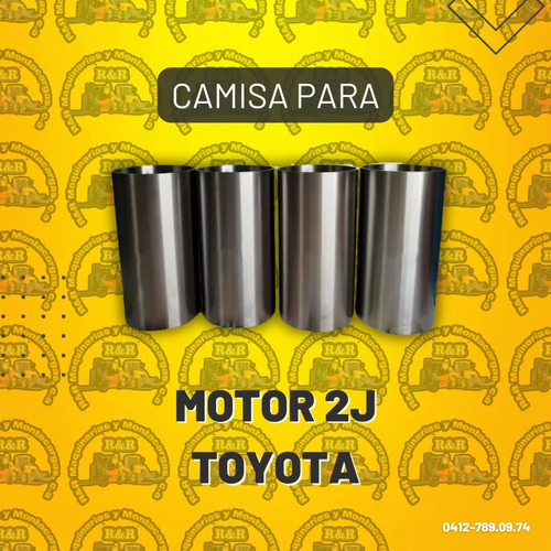 Camisa Para Motor 2j Toyota