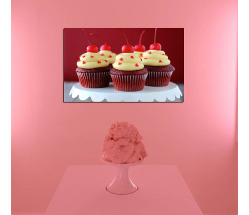 Vinilo Decorativo 30x45cm Cupcakes Muffins Reposteria M9