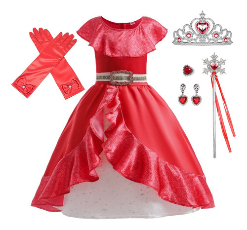 1 Disfraz De Princesa Elena Avalor Para Niña Fiesta De Cumpleaños Rol Cosplay Carnaval Halloween