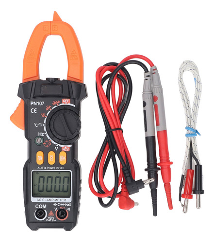 Pinza Amperimétrica Digital Ncv, 600 A, 600 V, 4000 Conteos