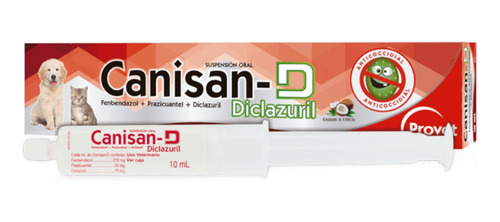 Provet Canisan D 10ml Desparasitante Para Perros Y Gatos