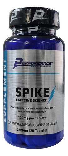 Cafeína Spike Science 120 Tabletes - Performance 