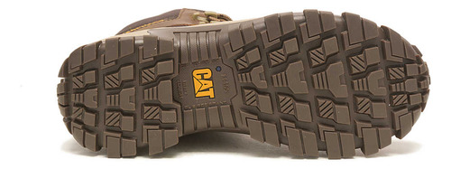 Botín Caterpillar Invader Hiker Wp Cuero Nobuck Dark Browm