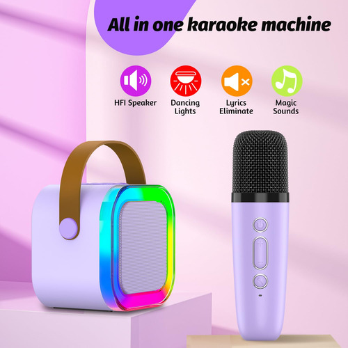 Karaoke Microphone Machine Toy Outuvas Kids 4-12 Years Old