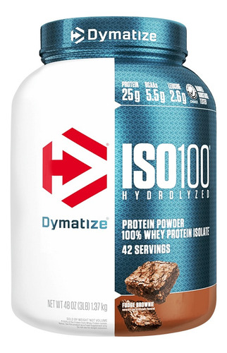 Iso 100 3 Lbs - Dymatize Nutrition Sabor Fudge Brownie