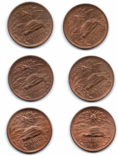 Coleccion Moneda  Veinte Centavos Pirámide 70-4   A1 47