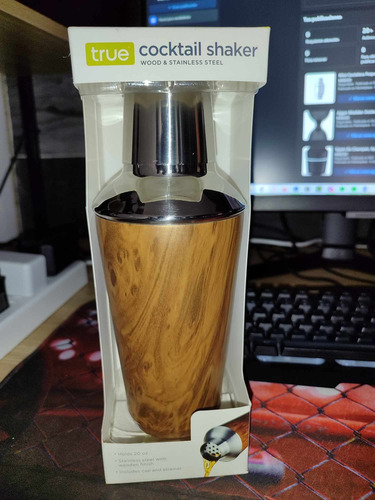 Shaker De Madera True Alta Gama En Coctelería