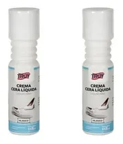 Comprar 2x Crema Cera Liquida Calzado Zapatos Tenis Piel Troy Color Blanco