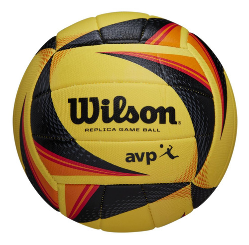 Réplica de voleibol Wilson Avp Optx tamanho 5 amarelo/preto