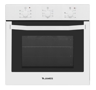 Horno De Empotrar Electrico James Vidrio Blanco Heebl