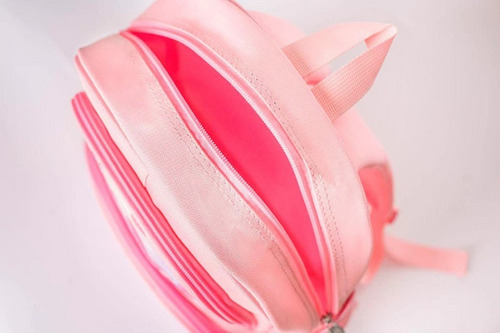 Mochila Ligera Para Estudiantes De Anime Sanrio Hello Kitty Color Rosa Diseño De La Tela Lisa