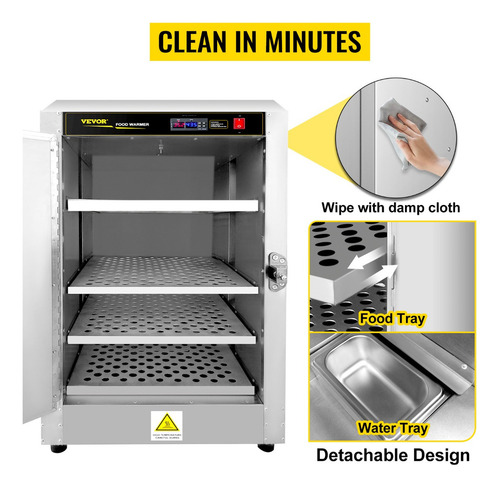 Vevor Caja Caliente Calentador De Alimento 44,5x41,0x64,7cm