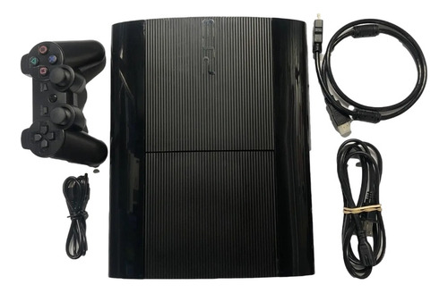 Playstation 3 Ps3 Super Slim + Control Genérico Inalámbrico (Reacondicionado)