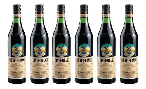 Imagen 1 de 4 de Fernet Branca X750cc Caja X6
