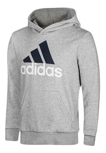 Sudadera adidas Hombre Gris Ess Lin P O Ft S98775 | Envío gratis